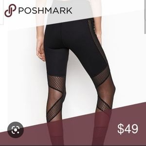 NWT Victoria's Secret Knockout Sport High-rise 7/8 Tight Sz M Forest Night